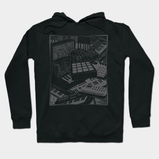 Synthesizers and electronic music instruments for musician Hoodie
